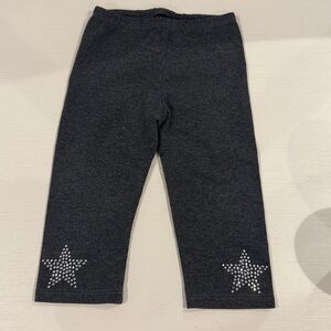 Gray Leggings with Star Accents